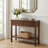 38 Inch Rustic Entryway Console Table With 2 Storage Drawers And Bottom Open Display Shelf-114950196-114950192