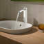 Robinet de lavabo à vasque monocommande en laiton massif 12-1 / 5 po, robinet à grande arche avec ensemble de bonde optionnel-94576199-92360840
