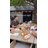 10 - Person Patio Dining Set with Rectangular Table , Cushions Included