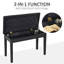 Banc de rangement rembourré Conradina