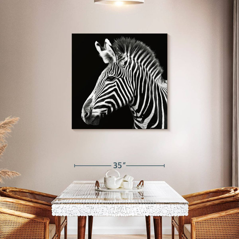 Brampt Zebra Stripes Pattern III, 36" H x 36" W