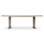 Solaria Extendable Solid Wood Double Pedestal Dining Table