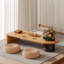 Table basse en bois massif Burlywood-109243240