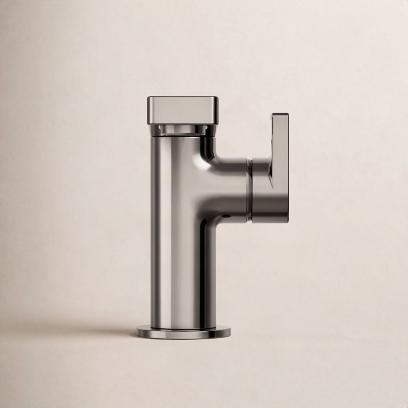 Composed® Single-Handle Bathroom Faucet with Drain Assembly, Vibrant Titanium