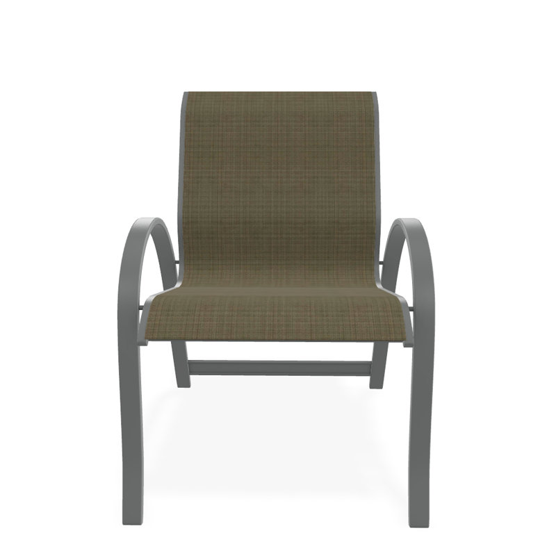 Aruba 1 Outdoor Dining Armchair, Graphite