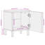 Aerius 40 cm W Bedside Table
