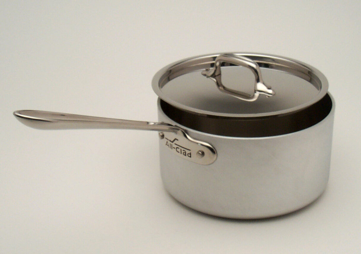 Vintage All-Clad Metal Crafters Master Chef 1 1/2 Qt. Sauce Pan with Lid