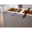 38 po x 2,5 po x 0,50 po - Support de support pour îlot double face original - Aluminium-361871591