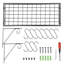 Organisateur de batterie de cuisine Grid Kitchen avec 10 supports à casseroles muraux S'Hook