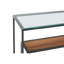 Talbott 36cm Glass Top Console Table