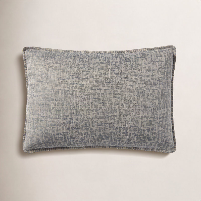 Housse de coussin rectangulaire Peridot, gris