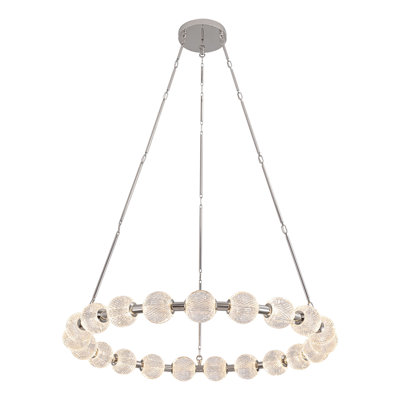 Marni Aluminum/Steel LED Chandelier