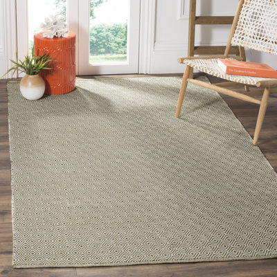 Akihiro Hand Woven Cotton Geometric Rug