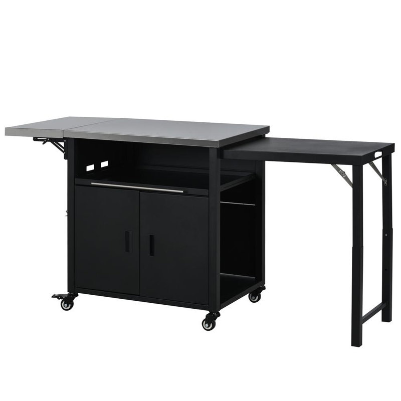Smart Outdoor Kitchen Cart, Black