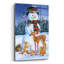 «Snowman with Friends» par William Vanderdasson, art mural en verre acrylique-1535818510