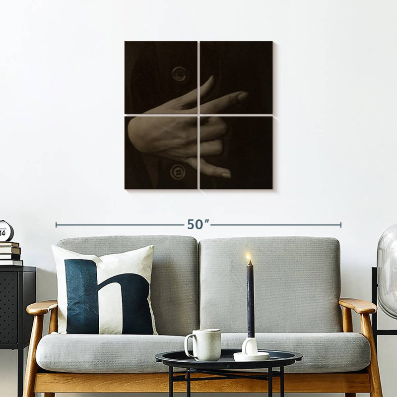 Leisha, Géorgie, O'Keeffe, main, 1919, H 26 po x l 26 po