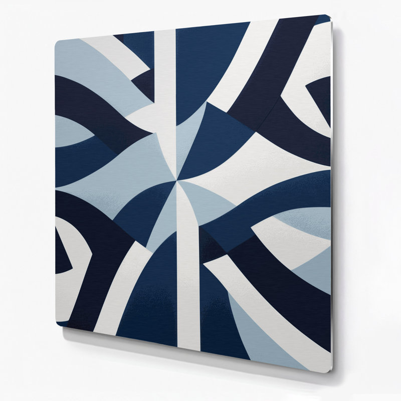 «Abstract Shapes» 11, art mural gris en métal
