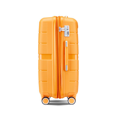Ensembles de valises 4 pièces (14/20/24/28) Valise extensible légère et durable en PP
