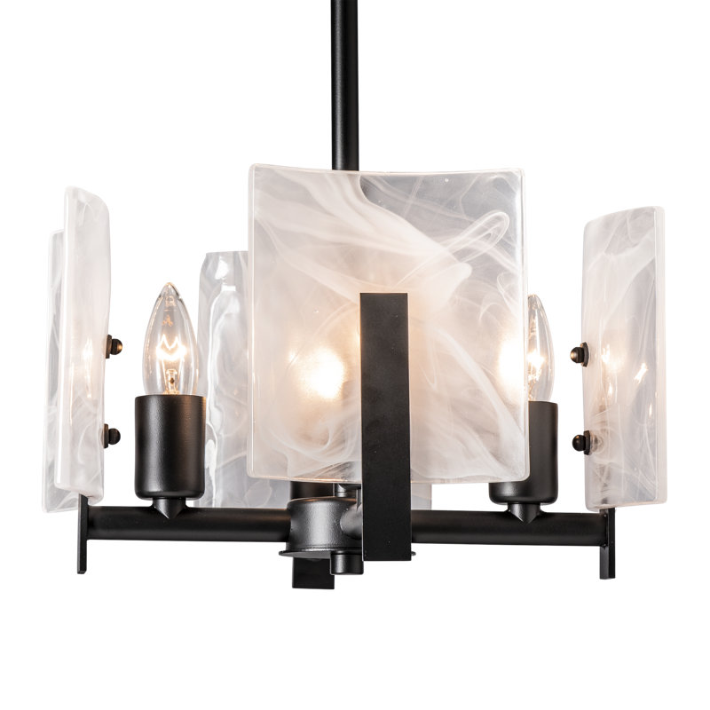 Arc 4 - Light Unique Classic Chandelier, Black