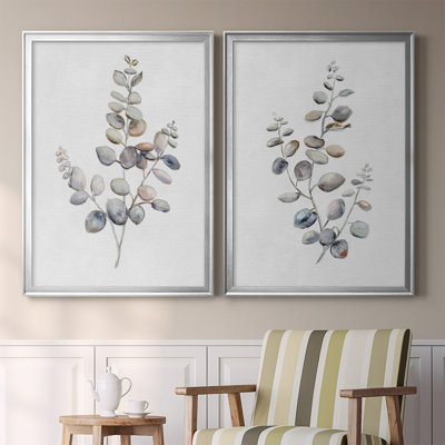 Eucalyptus I, toile encadrée de qualité supérieure - prête à être accrochée