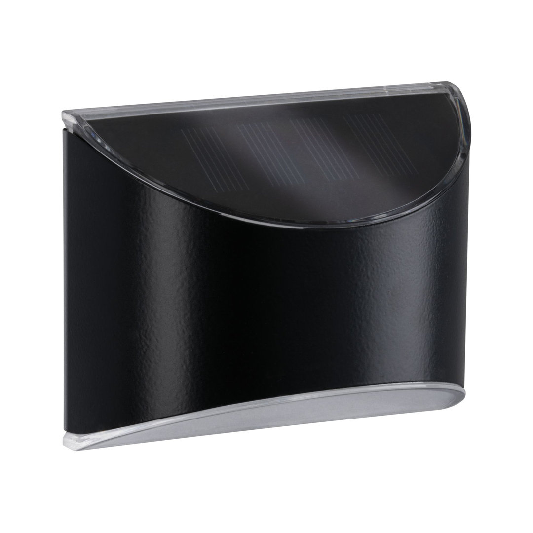 Anthracite Low Voltage Solar Powered Integrated LED Metal Deck, Step and Rail Light