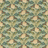Original Brantwood Tulip and Jasmine Cotton Performance Fabric