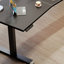 Bureau en bois massif noir ajustable-108424830