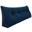 Sit-up Back Comfort Velvet Headboard Wedge Reading Pillow Triangular Backrest Back Support-56420203-56420210