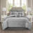Embroidered 8 Piece Comforter Set Grey-114529032