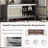 Entryway Bench With Cushion, Storage For And Clutter, 3 - Level Adjustable, Gray Wash Finish Bohemian Inspired Bench, Double Door Design, 4 Sections, 200 Lbs Weight, Beige-1888958356