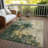 Fibra Green Washable Indoor-Outdoor Rug - -1979800538