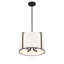 Luminaire suspendu tambour à 4 lumières Pasadena
