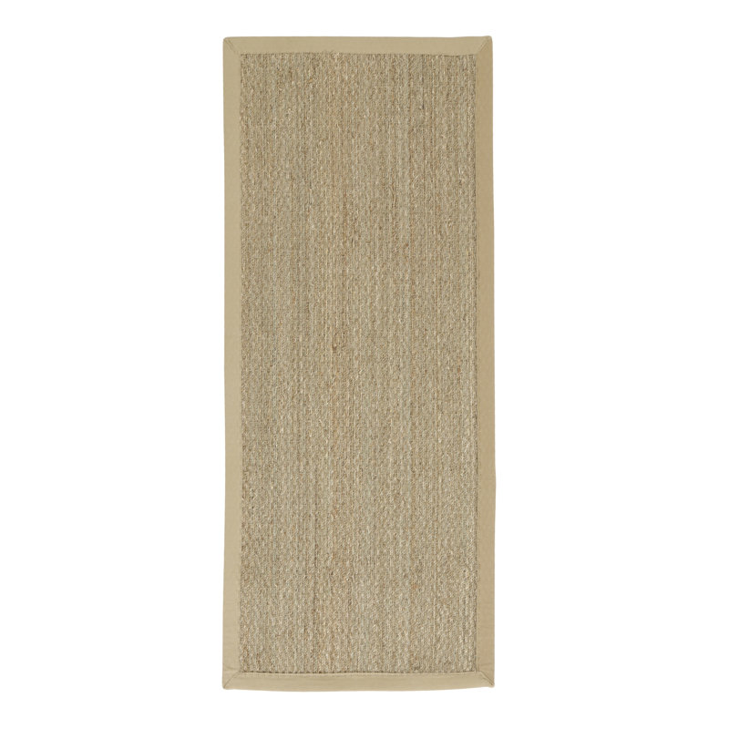 Angelica Bamboo Slat / Seagrass Area Rug, Runner 76 x 244cm