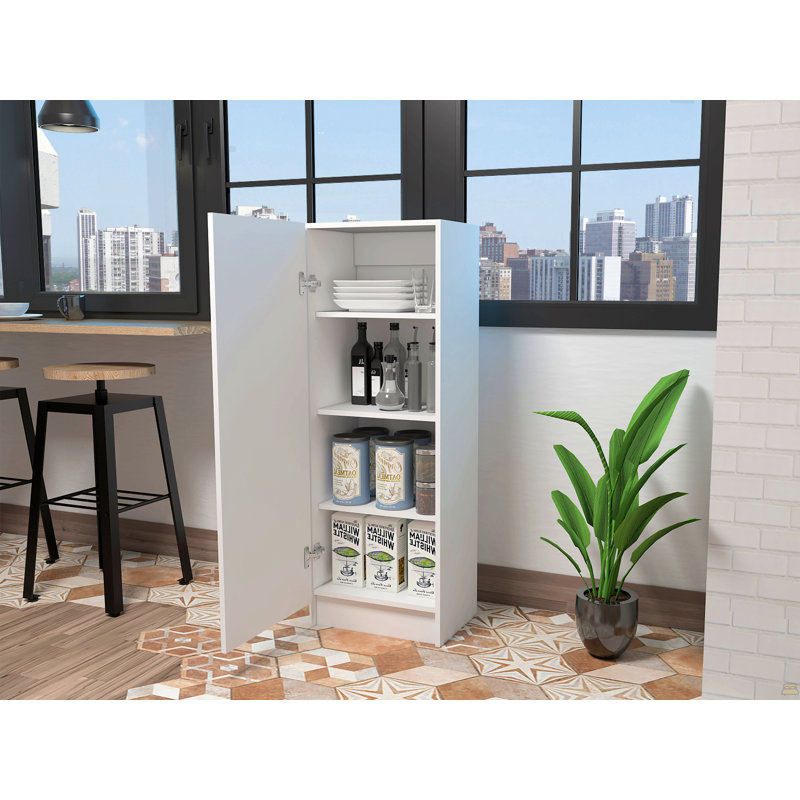 Rectangle Pantry Cabinet, White
