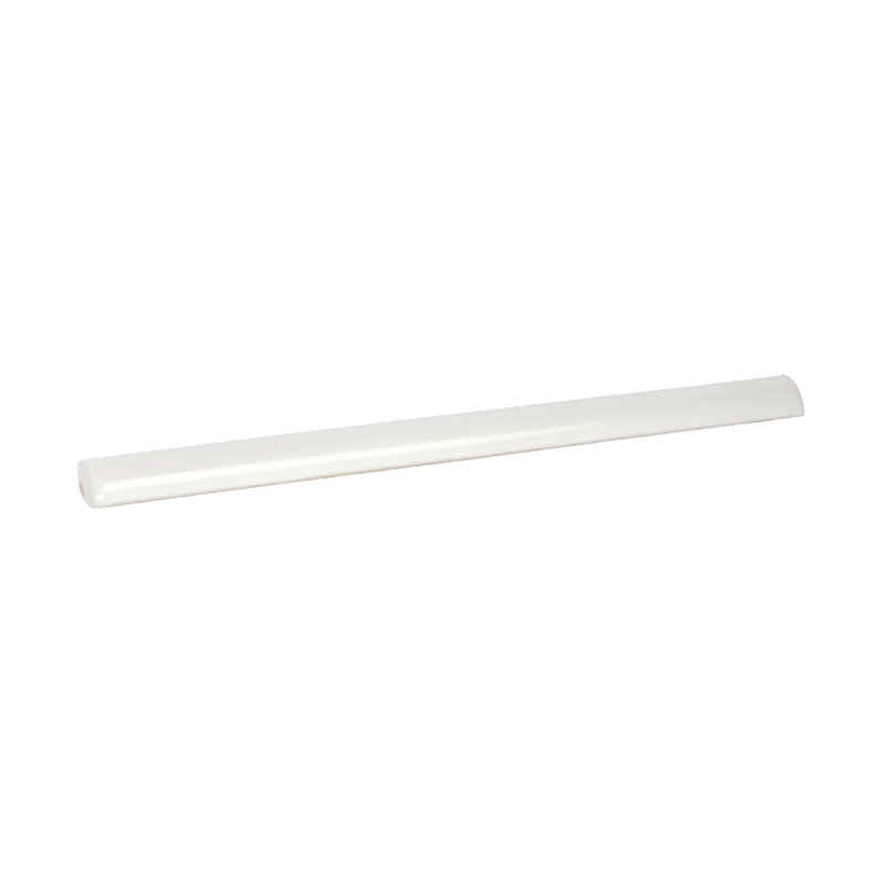 Garniture artisanale 0,5 x 8 po, Blanc