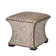 Cinched Upholstered Ottoman