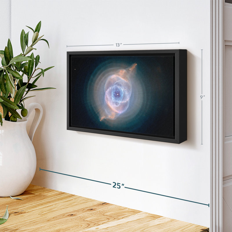 " Cat's Eye Nebula Canvas Print ", 9" H x 13" W