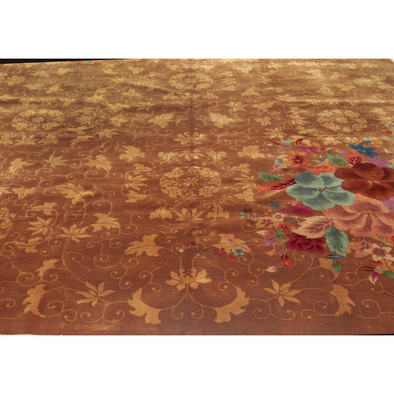 Vintage One-of-a-Kind Rectangle 10' X 13'8" Area Rug