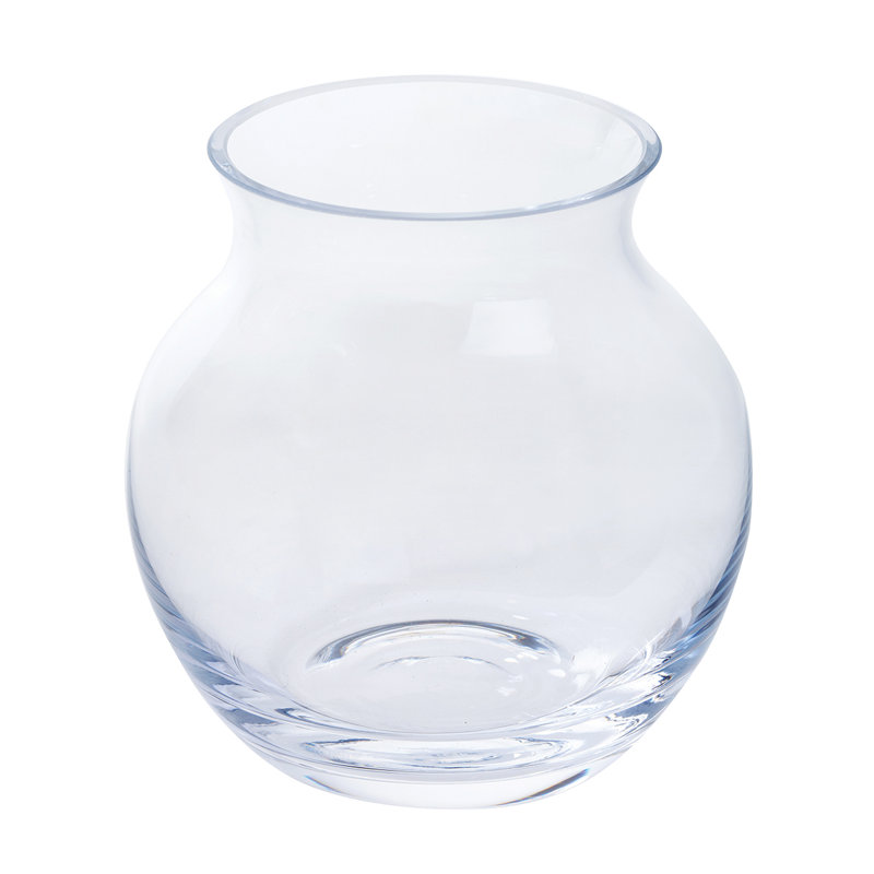 Dartington Crystal Flower Garden Table Vase, 13cm H x 12.7cm W x 12.7cm D