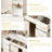 47"  Vanity Desk with LED Lighted Mirror,Drawers & Cabinets, Makeup Table with Power Outlet,  Adjustable Lighting Modes-688656818