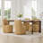 Geelt Upholstered Dining Chairs with Casters-956134382