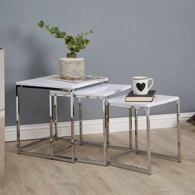 Tray Top Sled Nesting Tables