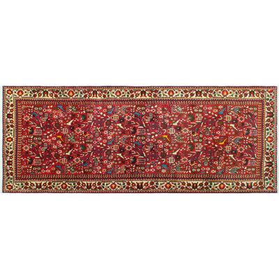 Polcari One-of-a-Kind 3'9" X 9'8" 1980s Runner Wool Area Rug