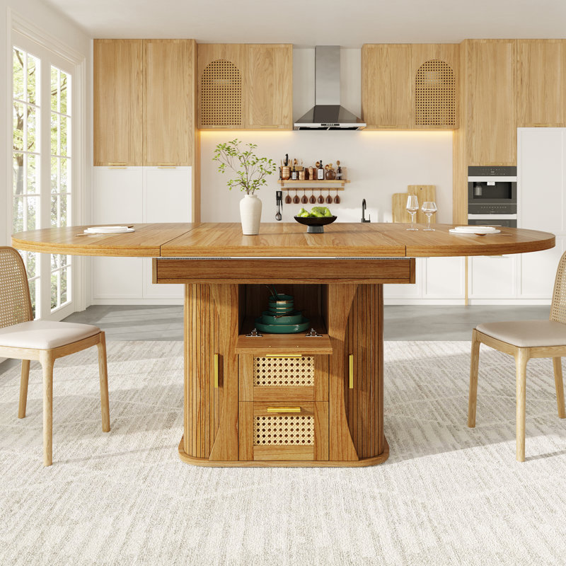Dining Table, Oak Wood/Brown