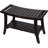 Ripley Solid Wood Rectangular Shower Bench With Shelf-740278014-740278013