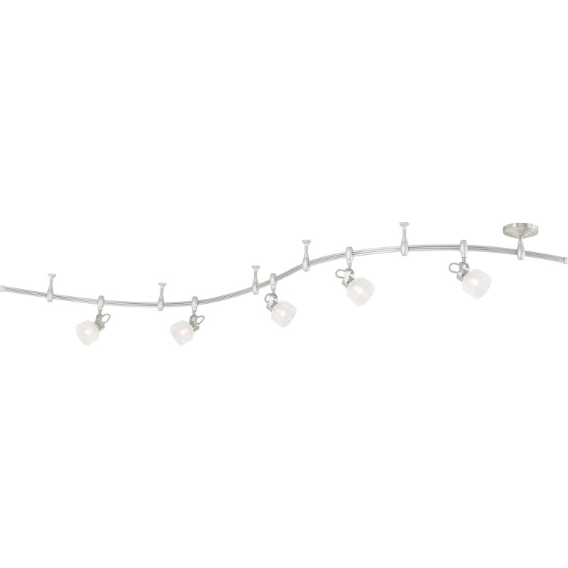 Fixed Track Track Kit, Brushed Nickel