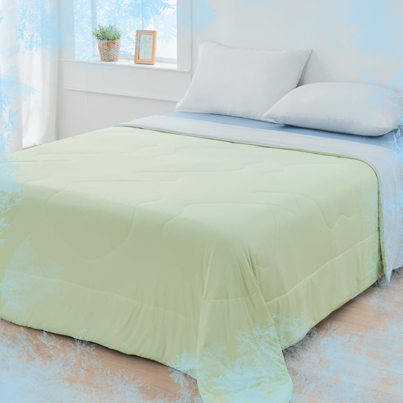 Édredon de refroidissement EMME pour l'été, pour les dormeurs chauds, lavable à la machine, Courtepointe simple très longue