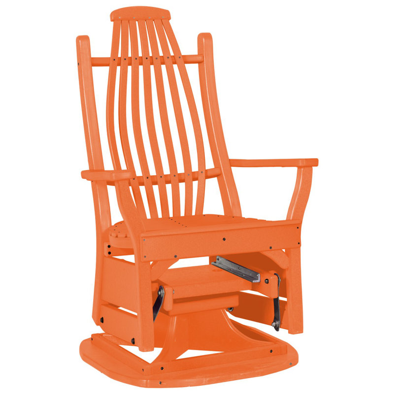 Fauteuil coulissant en bois cintré, Gris clair et gris foncé