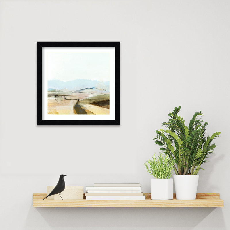 Countryview par Dan Hobday, Noir, H 13 po x l 13 po x P 1 po