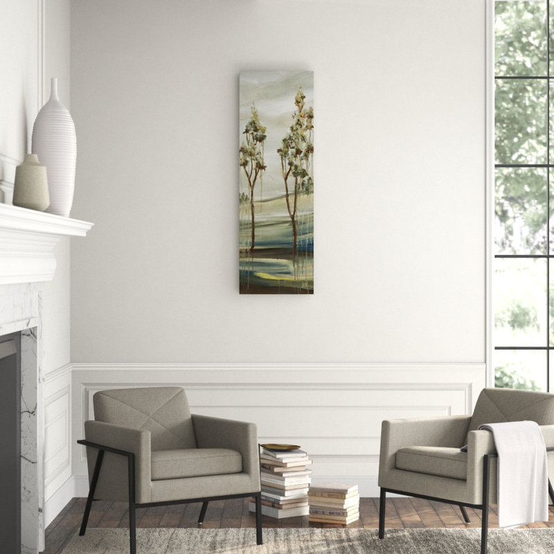 Reworked IX Print, Glass Coat, 72" H x 24" W